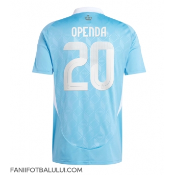 Belgia Lois Openda #20 Tricou Fotbal Replică European 2024 Barbati Deplasare